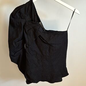 Zara one sleeve top.